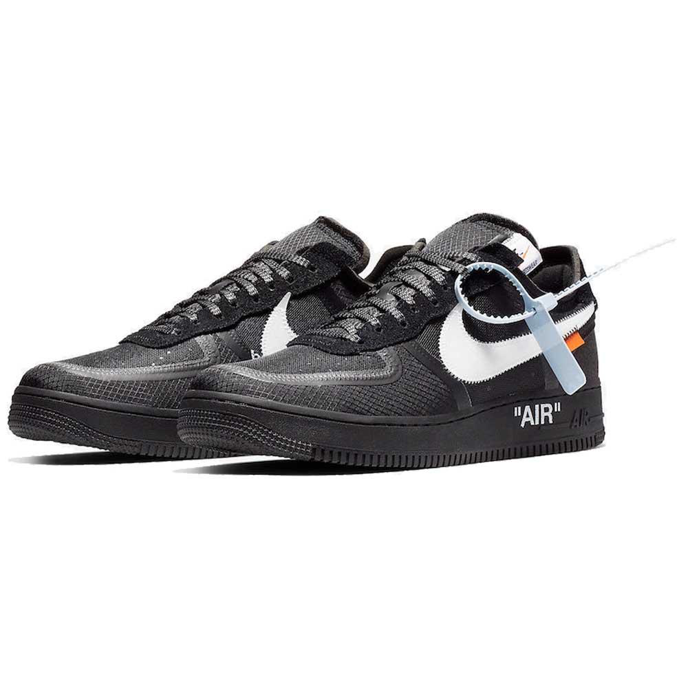 Men Off-White X Nike Air Force 1 Black