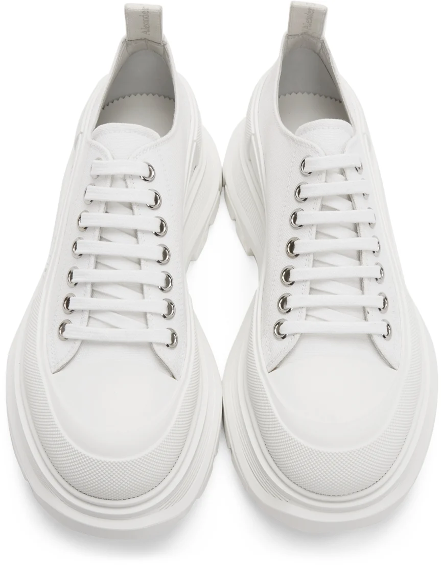 Alexander McQueen Baskets à lacets Tread Slick