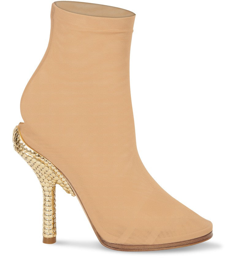 BURBERRY Paillette-embellished Heel Sock Boots