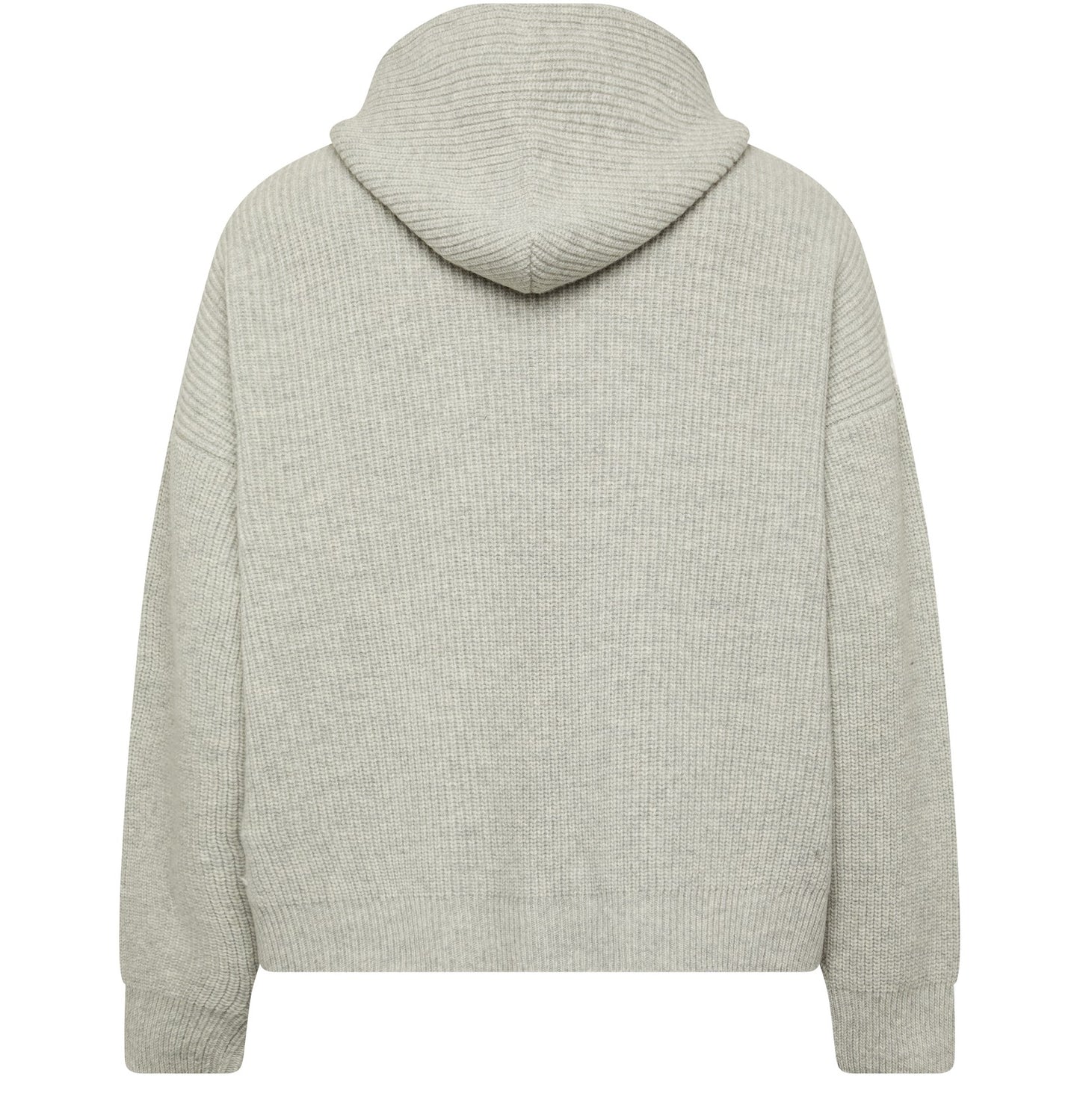 Pull à capuche Celine en laine côtelée