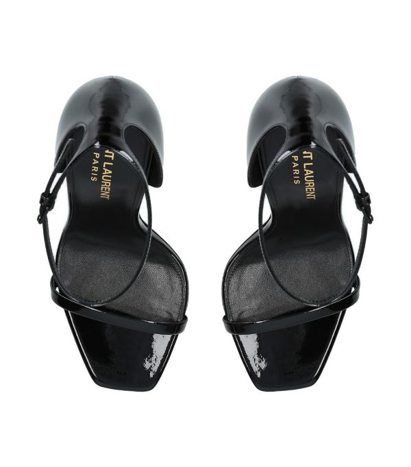 YSL Yves Saint Laurent Patent Opyum Sandals 110