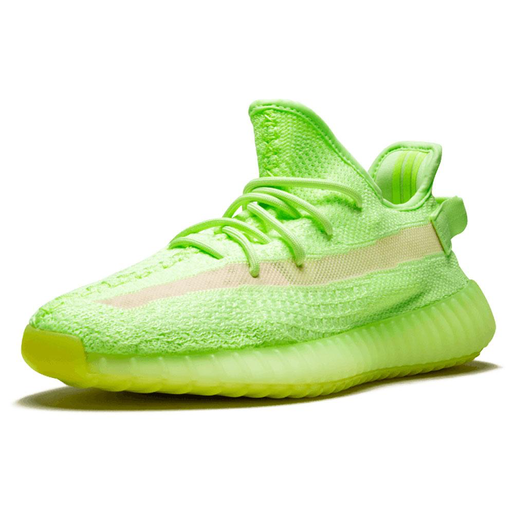 Hombre Yeezy Boost 350 V2 'Glow In The Dark' Verde 