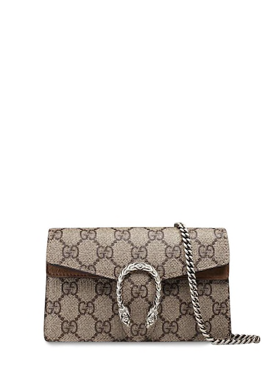 GUCCI SUPER MINI DIONYSUS GG SUPREME BAG