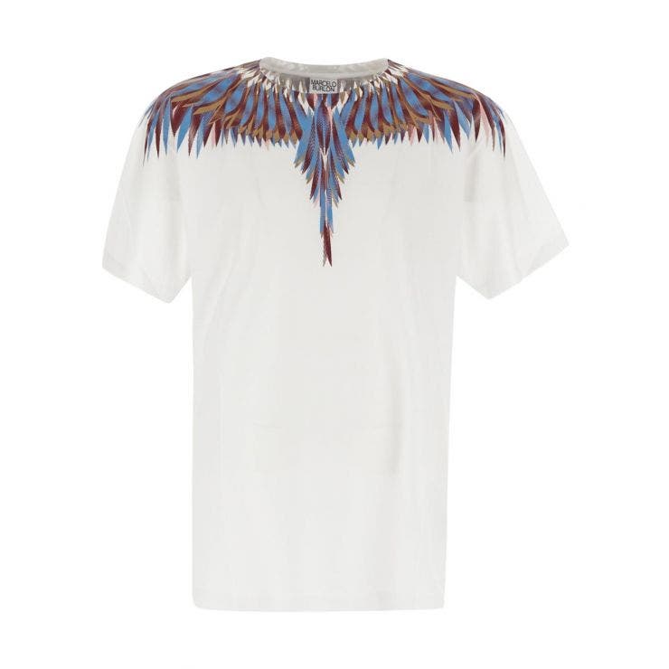 MARCELO BURLON T-shirt lignes ailes