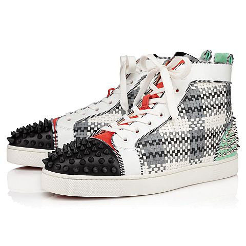 Hombres Louboutin Lou Spikes 2 Planos