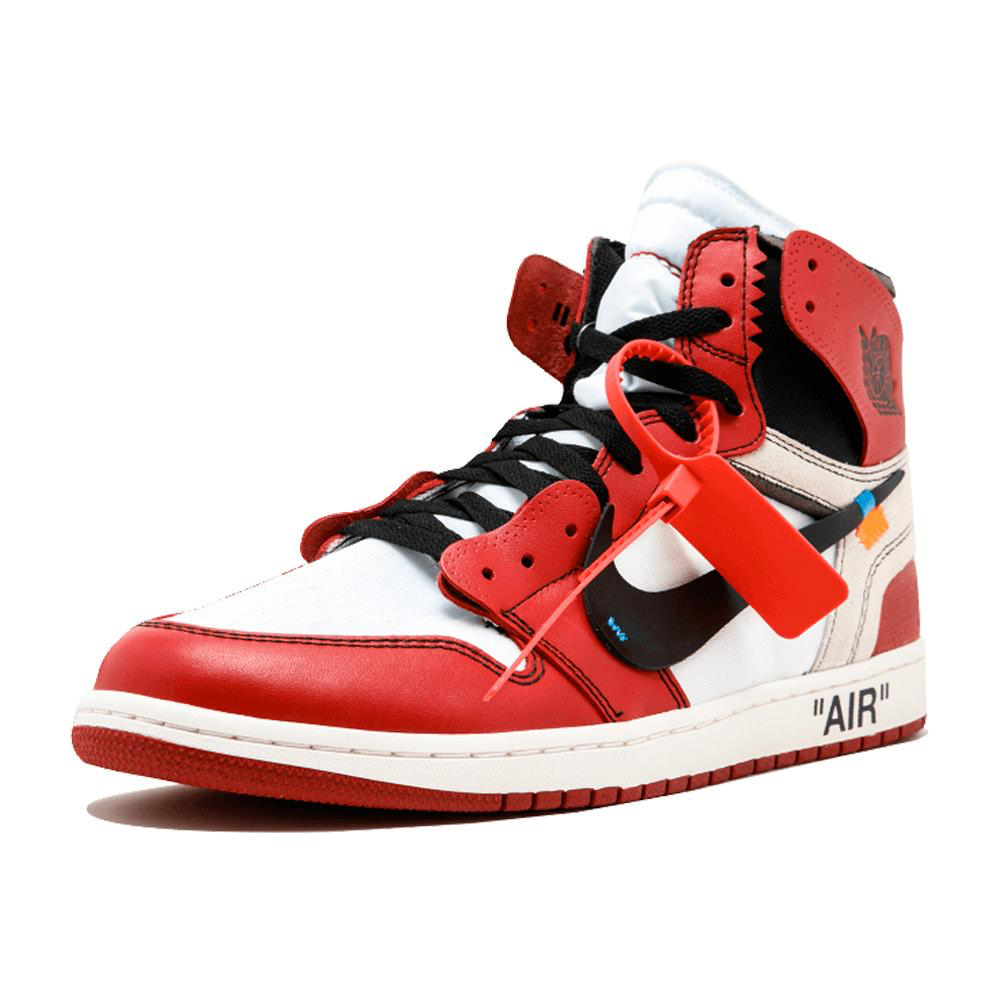 Hombres Off-White X Nike Air Jordan 1 Chicago 