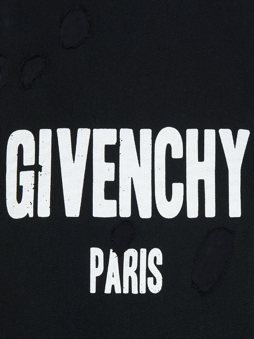 WOMEN GIVENCHY PARIS DESTROYED HOODIE