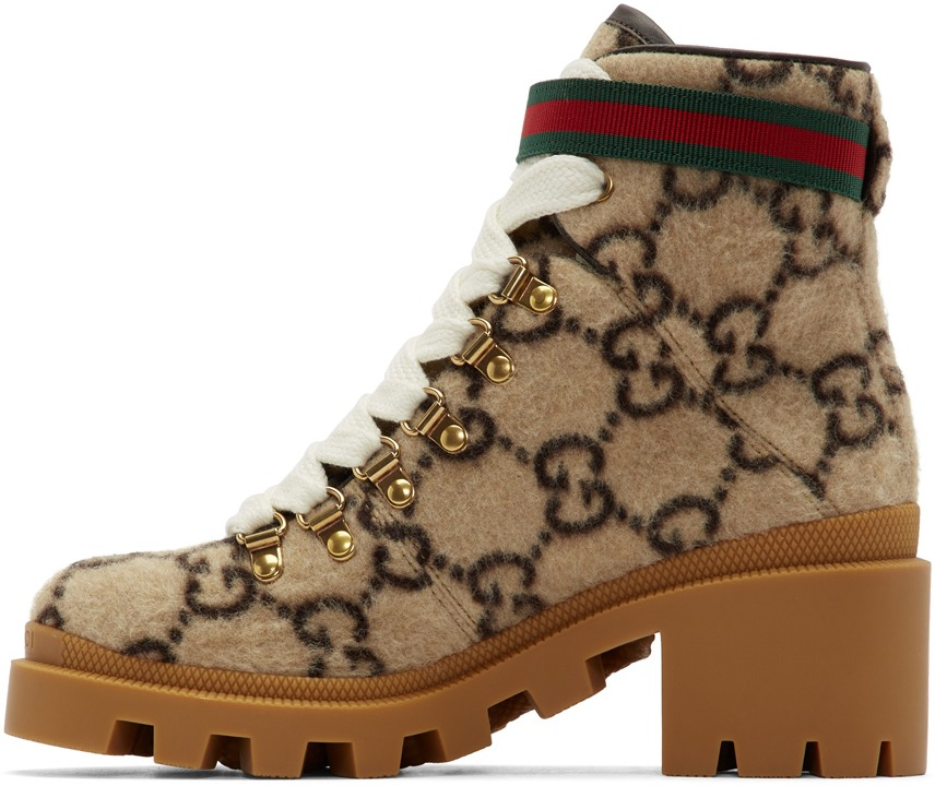 Gucci GG wool ankle boot