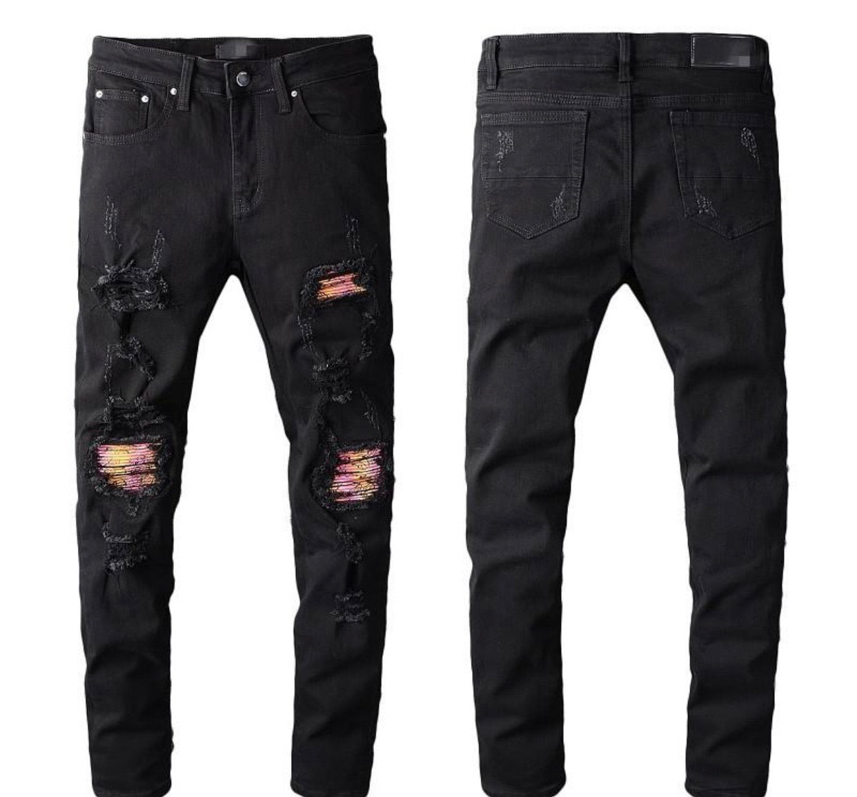 Amiri Jean Déchiré Noir Homme