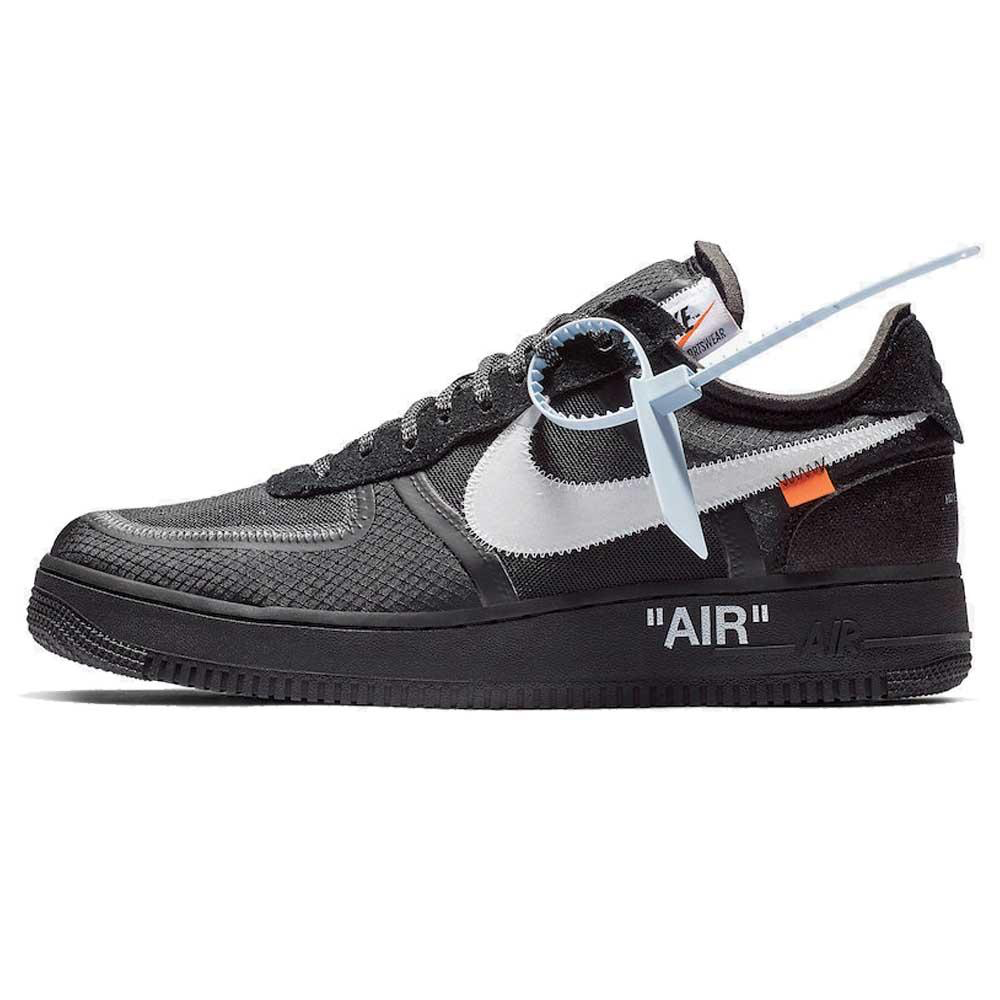 Men Off-White X Nike Air Force 1 Black