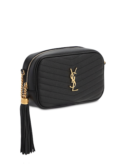 BOLSO CÁMARA YSL Yves SAINT LAURENT MINI LOU DE PIEL ACOLCHADA