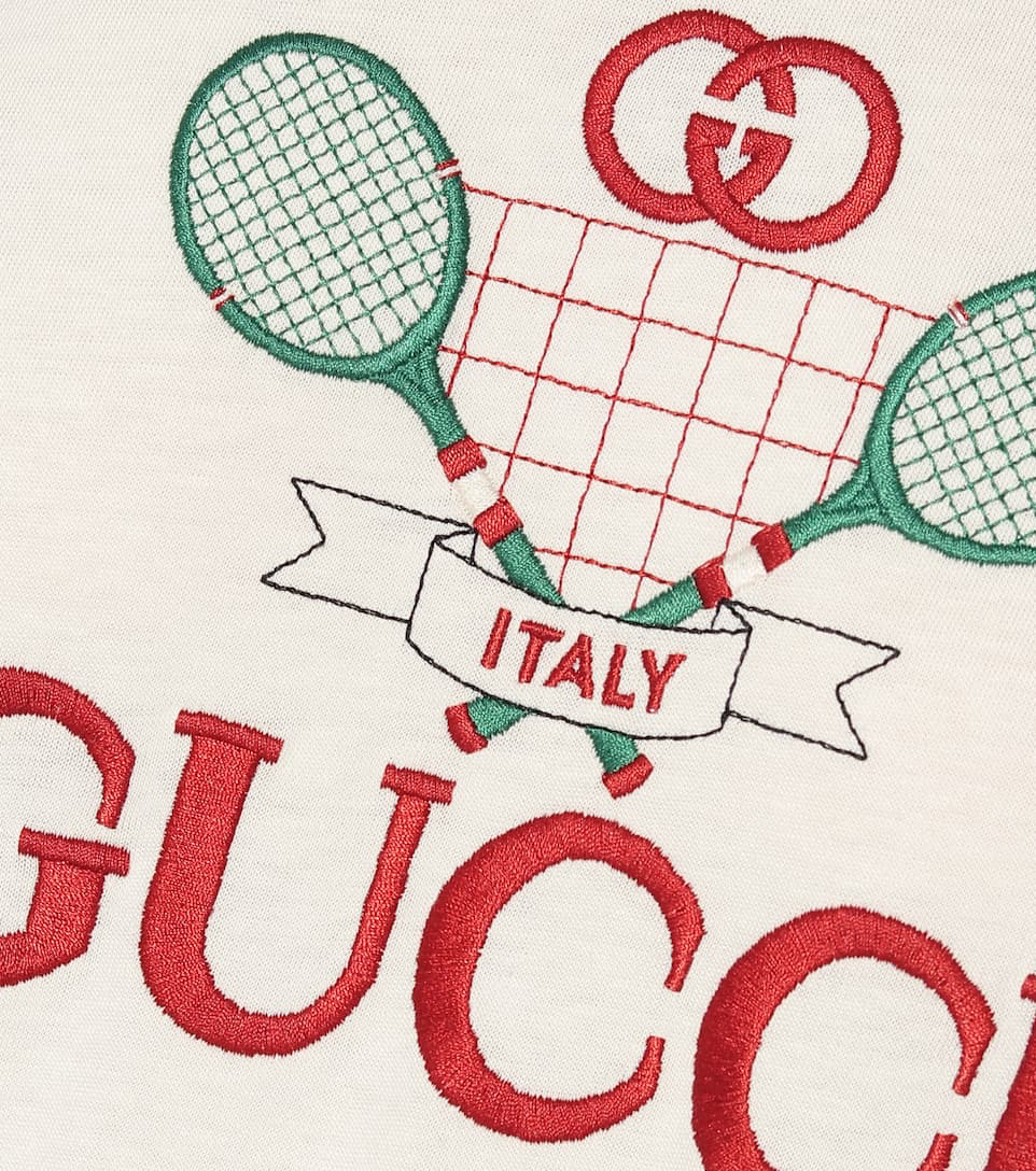 T-shirt en coton GUCCI Tennis Femme