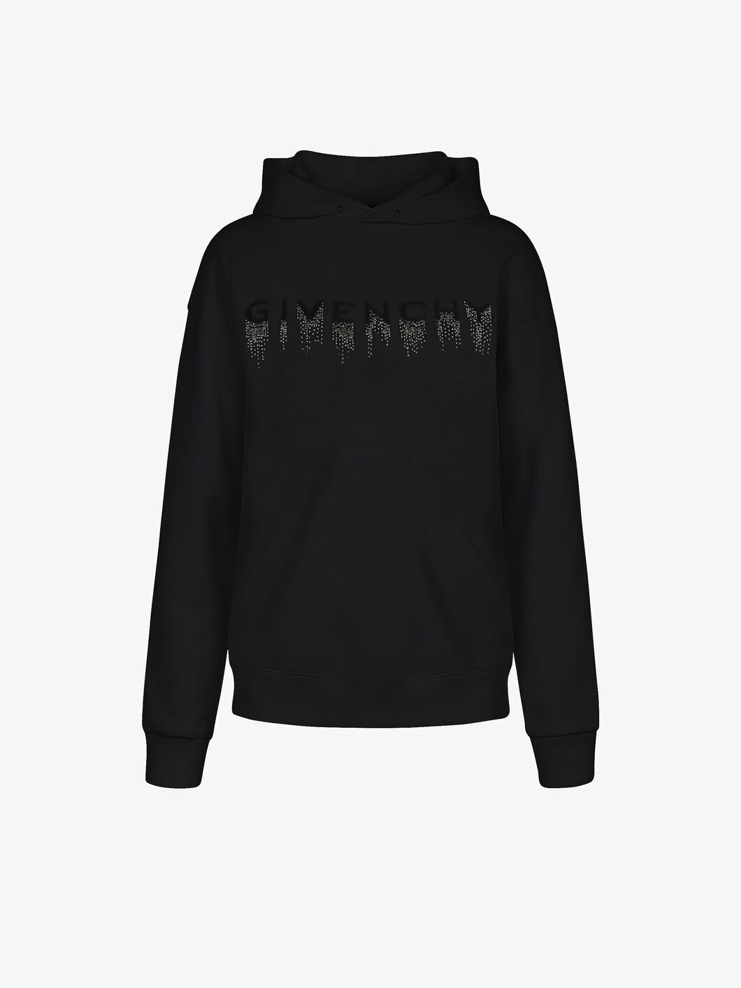 WOMEN GIVENCHY FADED EFFECT EMBROIDERED HOODIE