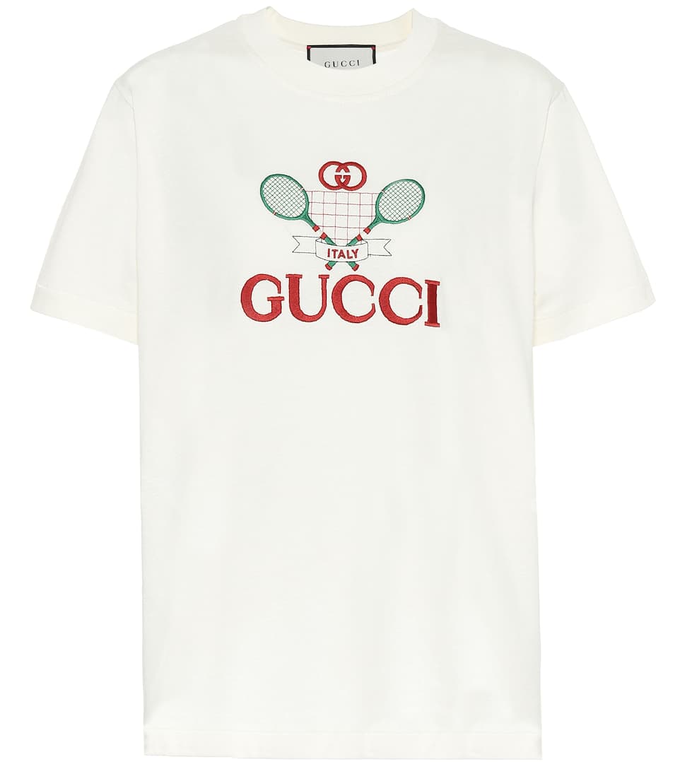 T-shirt en coton GUCCI Tennis Femme