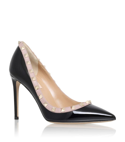 Women Valentino Garavani Patent Rockstud Pumps 100