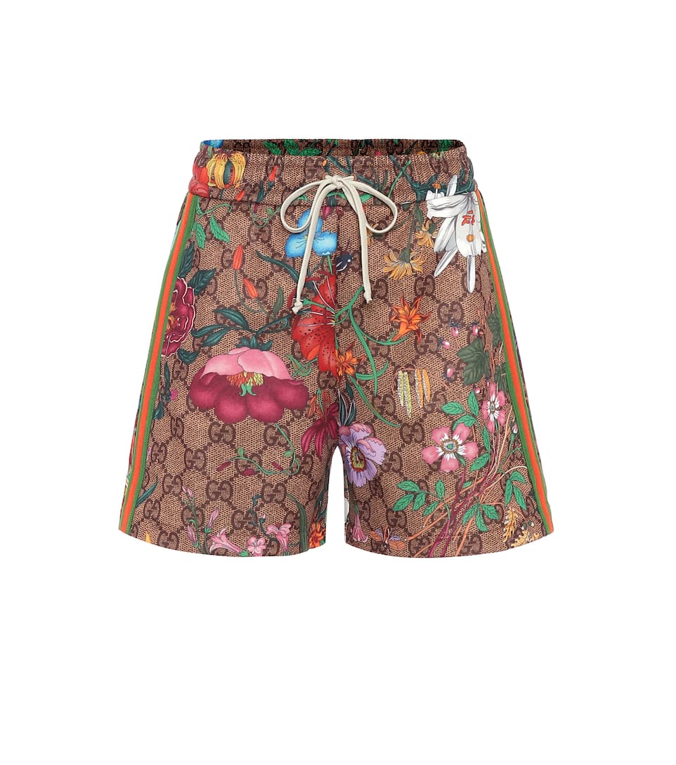 Short en jersey technique GUCCI GG Flora