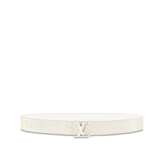 Louis Vuitton LV SHAPE 40MM BELT WHITE