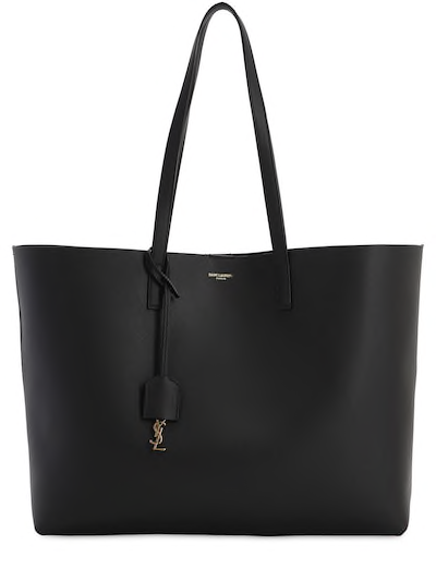 Yves SAINT LAURENT YSL SMOOTH LEATHER SHOPPING BAG