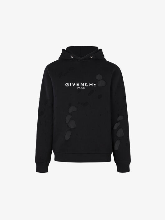 SUDADERA GIVENCHY PARIS DESTRUIDA HOMBRE 