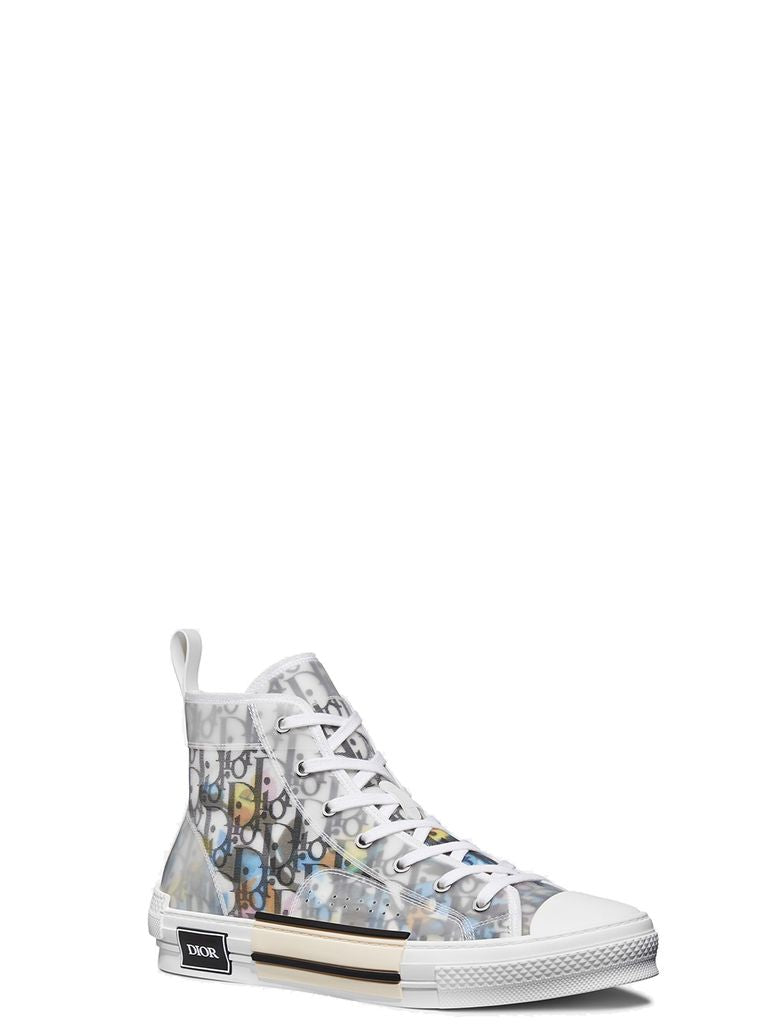 MEN DIOR B23 HIGH-TOP SNEAKER IN DIOR OBLIQUE WITH DIOR & ALEX FOXTON PRINT