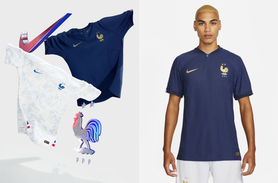 Maillots de football personnalisés des équipes nationales, édition Coupe du Monde