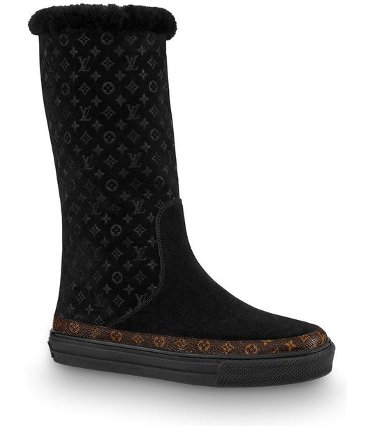 LOUIS VUITTON Snowball Flat Half Boot