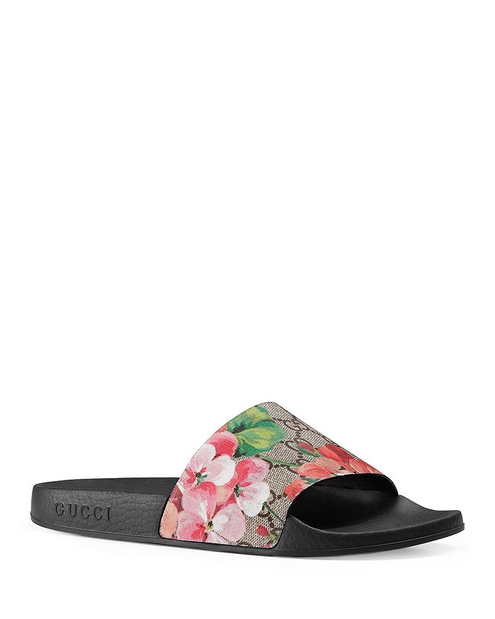 Gucci GG Floral Blossom slide sandal