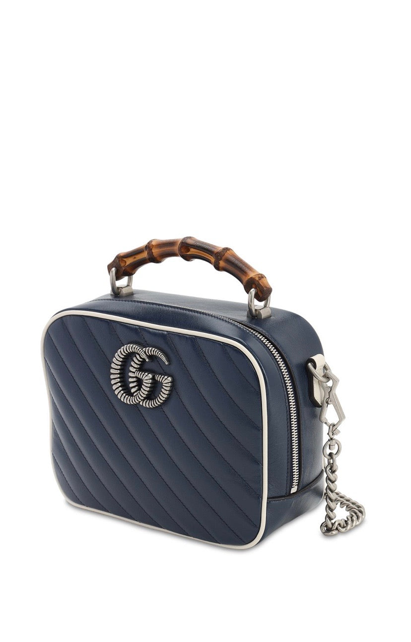 GUCCI GG MARMONT BAMBOO SHOULDER BAG