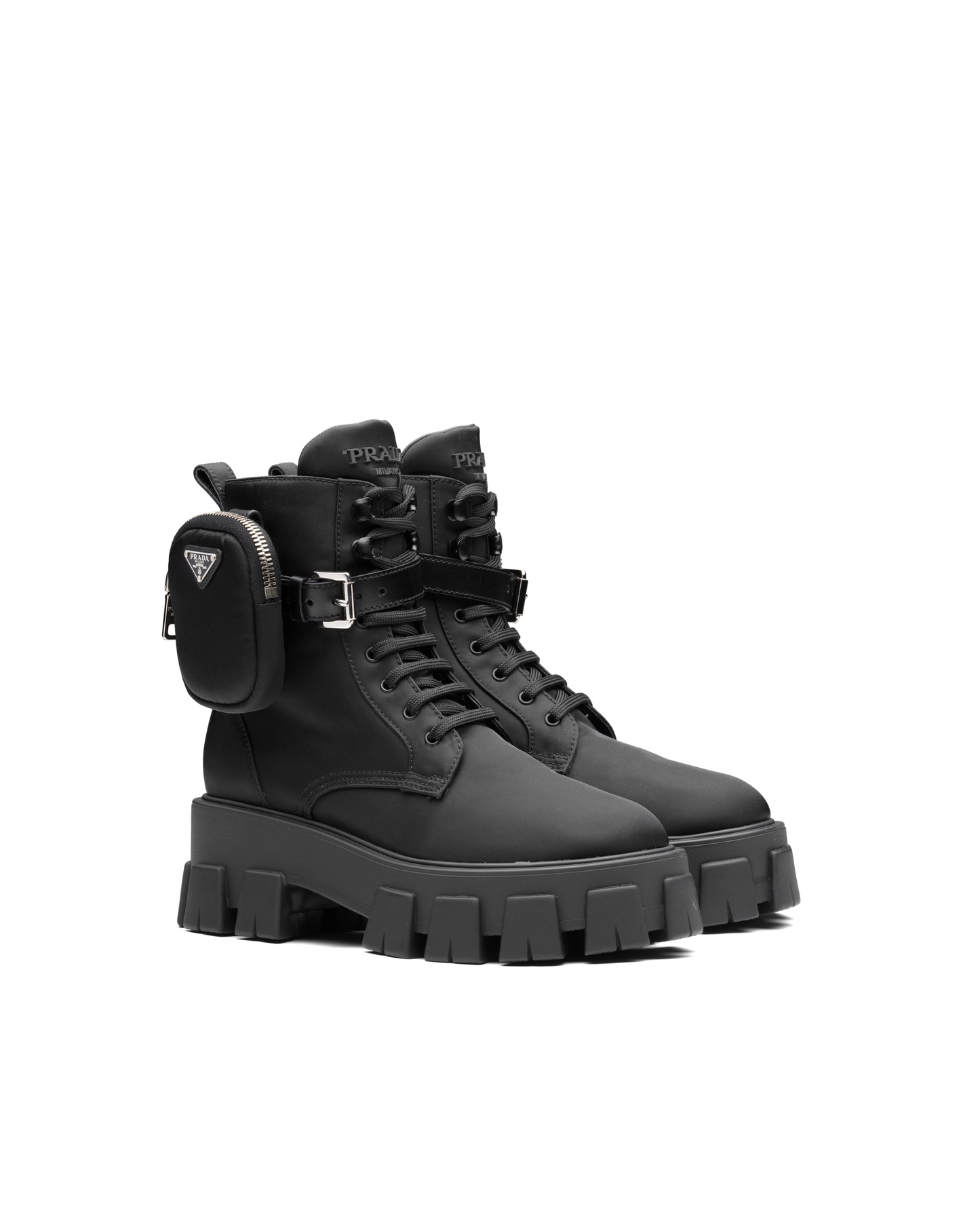 PRADA Monolith Re-Nylon Gabardine boots