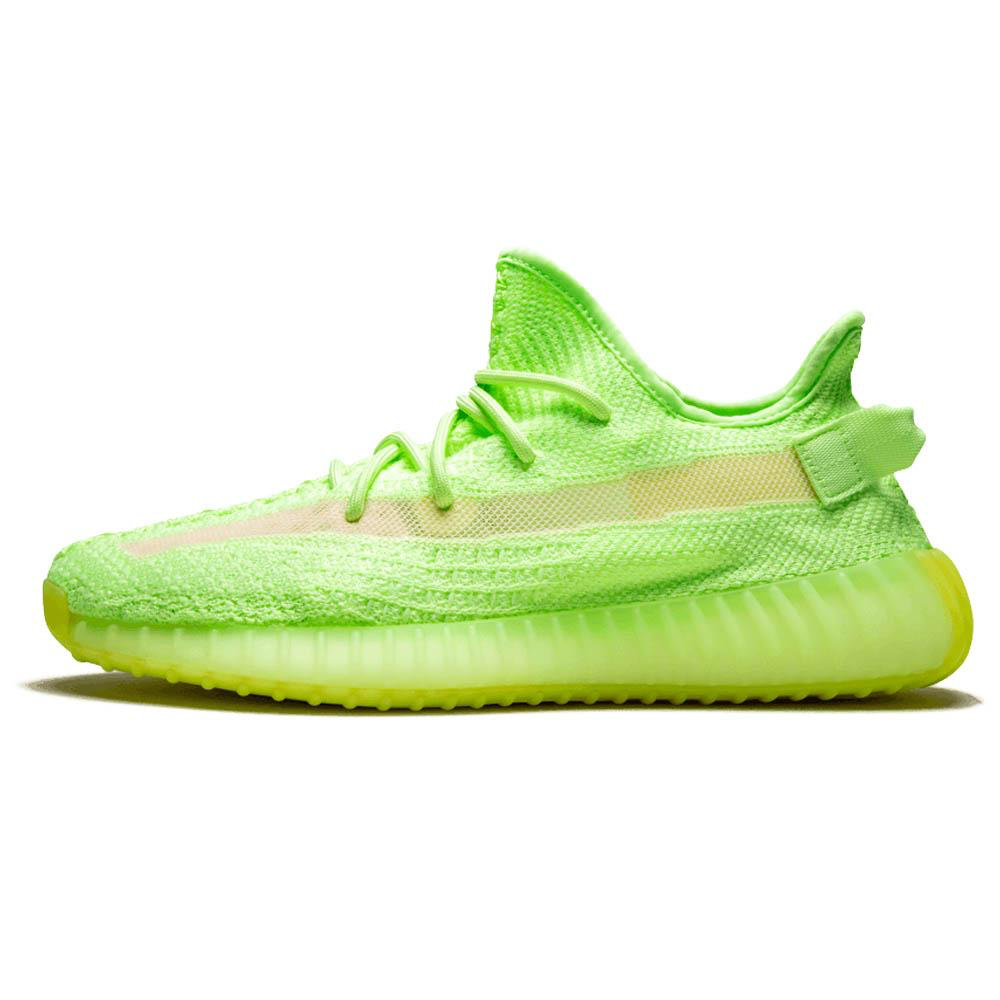 Hommes Yeezy Boost 350 V2 'Glow In The Dark' Vert 