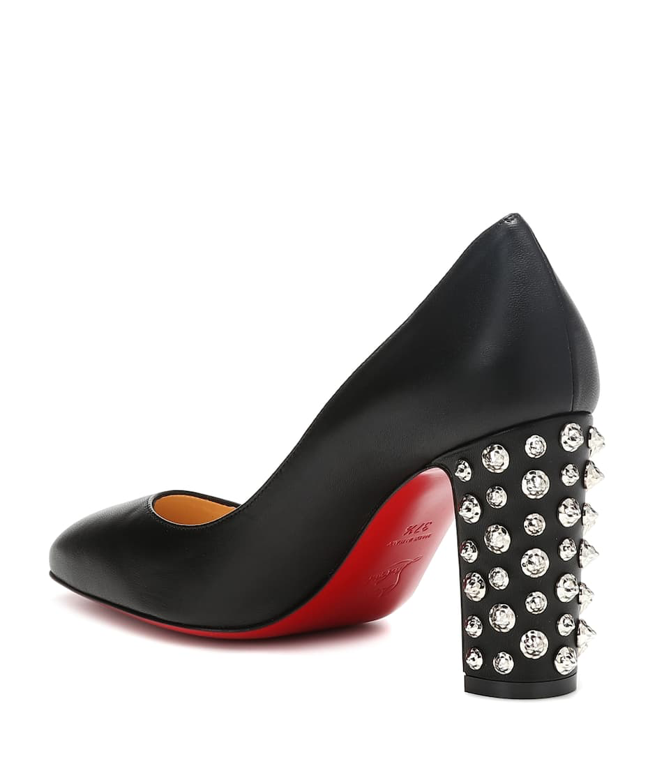 FEMME CHRISTIAN LOUBOUTIN escarpins en cuir Donna Stud Spikes 85