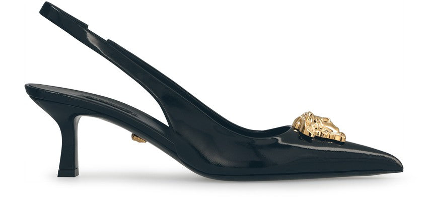 VERSACE Medusa slingback pumps