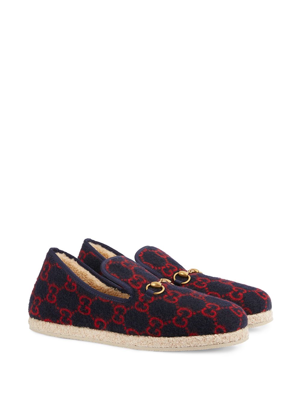 Gucci GG wool loafers