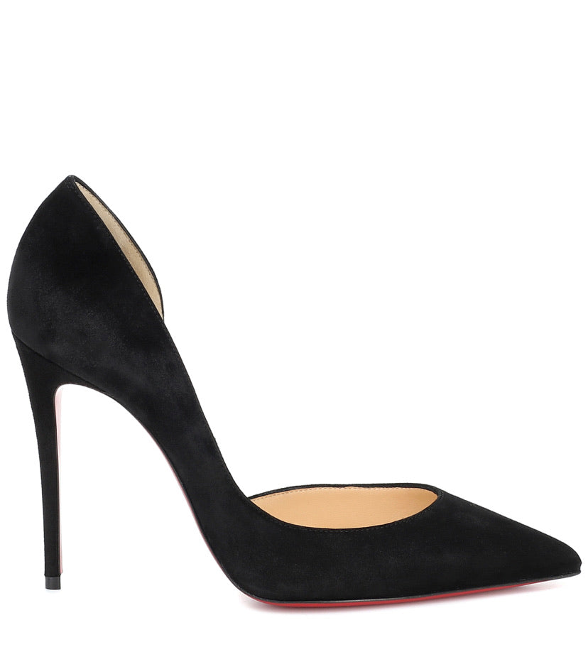 WOMEN CHRISTIAN LOUBOUTIN Iriza 100 suede pumps