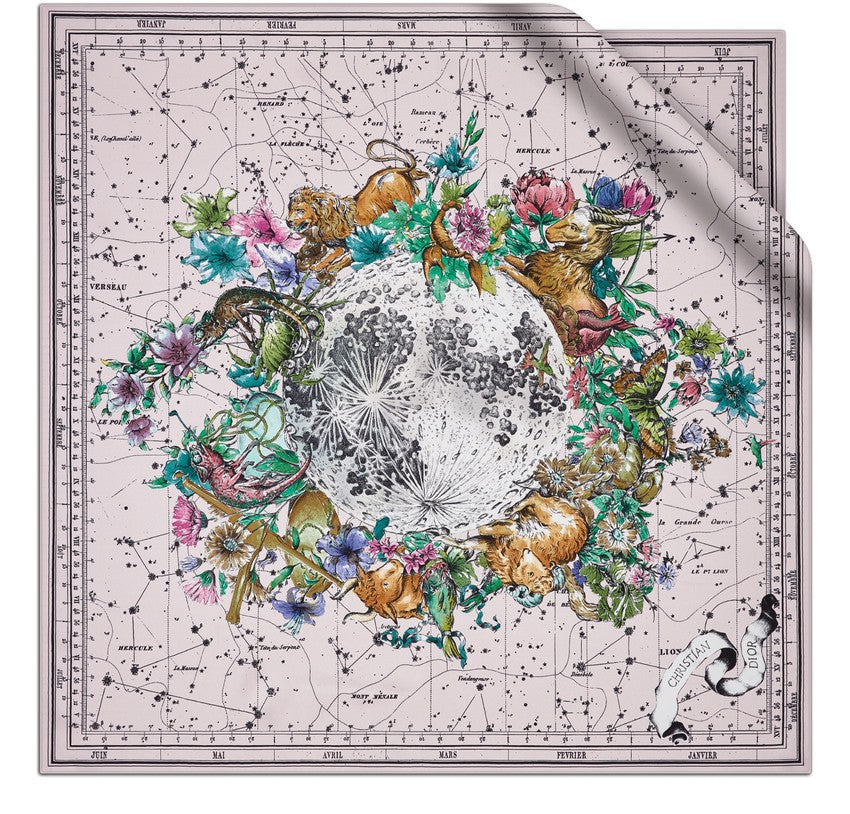 Dior Zodiac Square Scarf