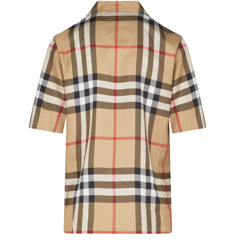 BURBERRY Check short-sleeve shirt