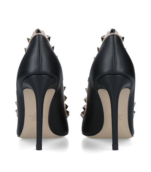 Women Valentino Leather Rockstud Pumps 100