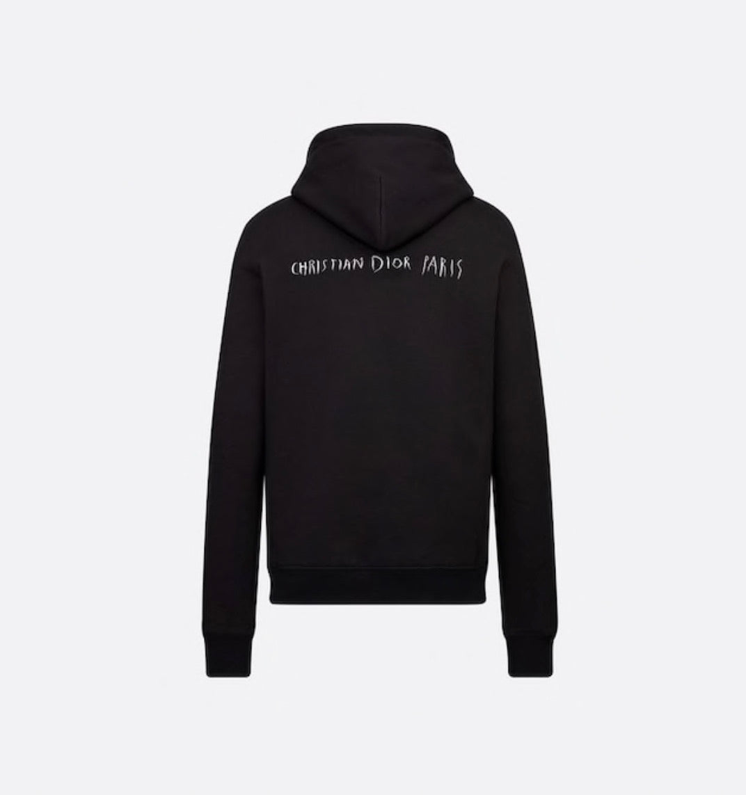 SUDADERA DE ALGODÓN PARA HOMBRE, BORDADO DIOR Y RAYMOND PETTIBON