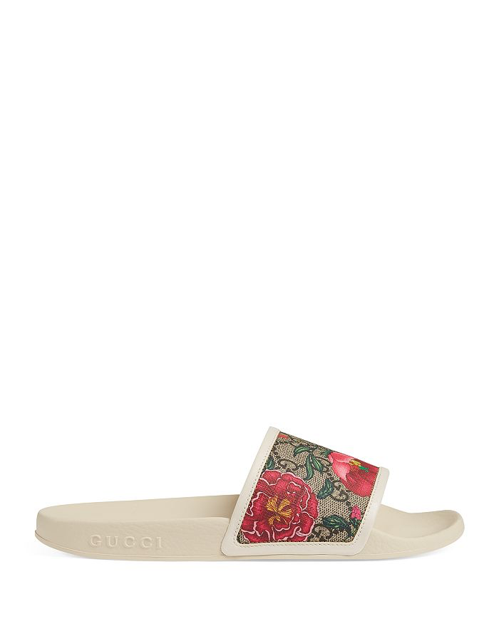 Sandale à glissière Gucci GG Flora