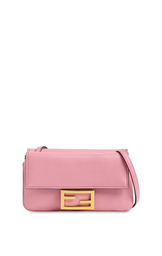 SAC À BANDOULIÈRE PLAT BAGUETTE EN CUIR FENDI FEMME 