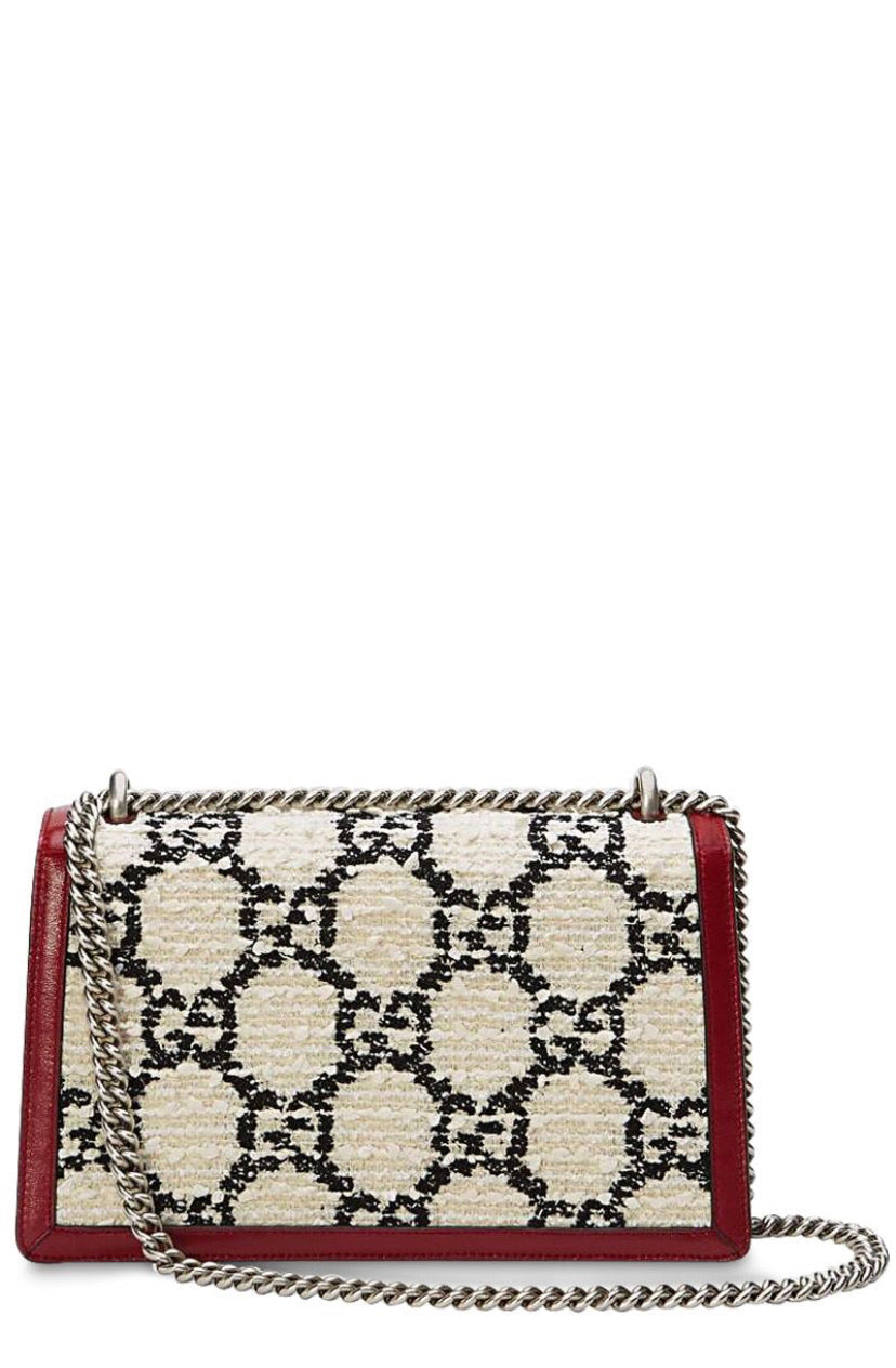 GUCCI SMALL DIONYSUS GG COTTON BLEND TWEED BAG