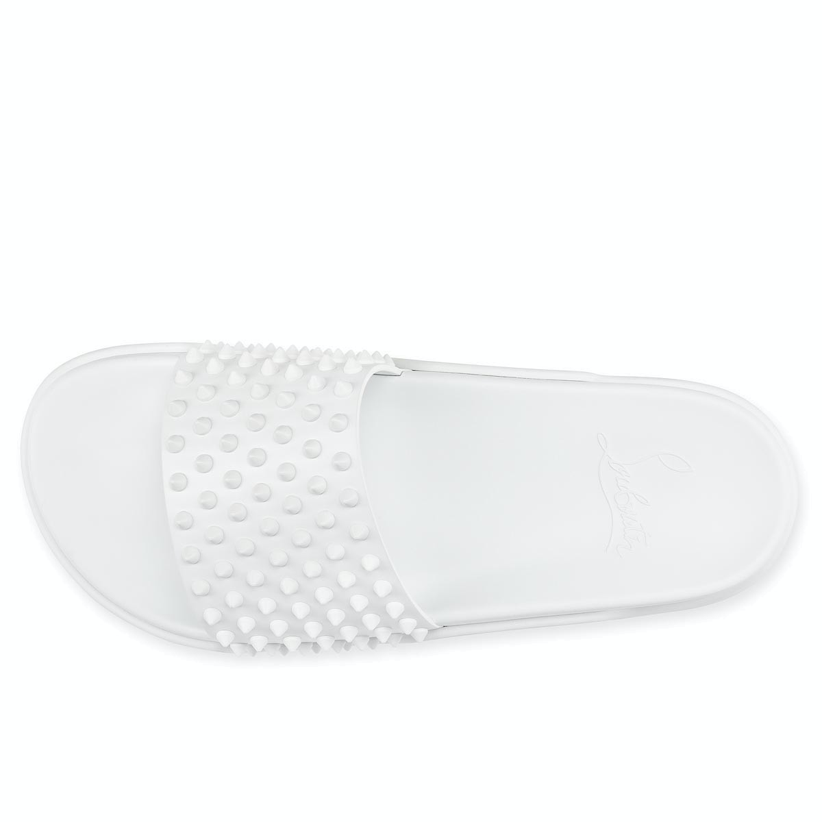 Men Louboutin  Slides Pool Fun Flat