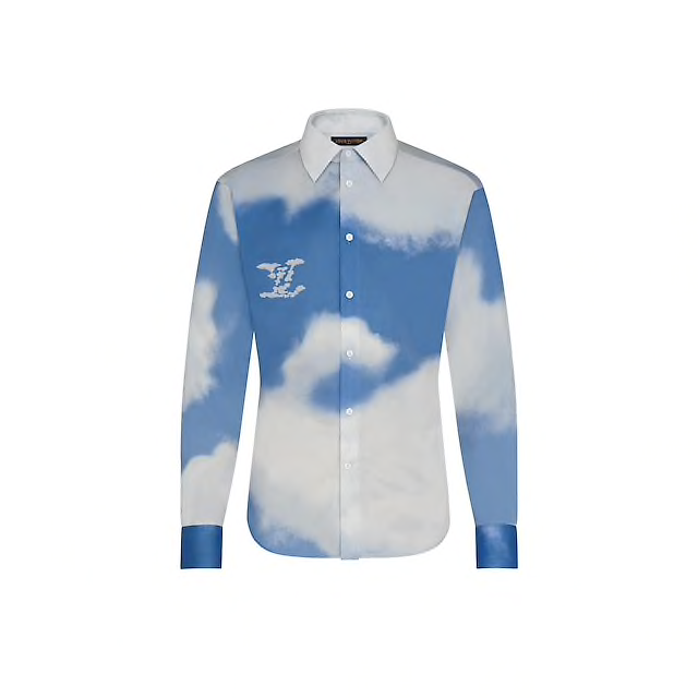 CHEMISE RÉGULIÈRE LOUIS VUITTON NUAGES HOMME