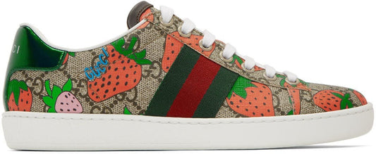 Baskets Gucci Ace GG Fraise