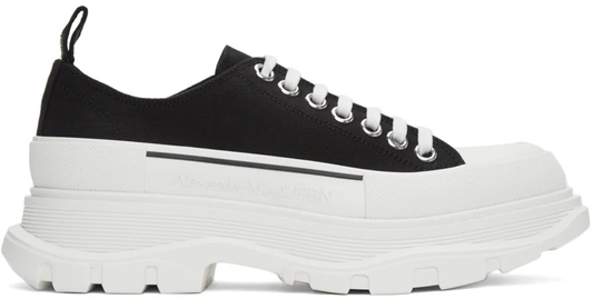 Alexander McQueen Baskets à lacets Tread Slick