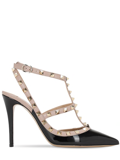 ESCARPINS EN CUIR VERNI ROCKSTUD 100MM VALENTINO GARAVANI FEMME