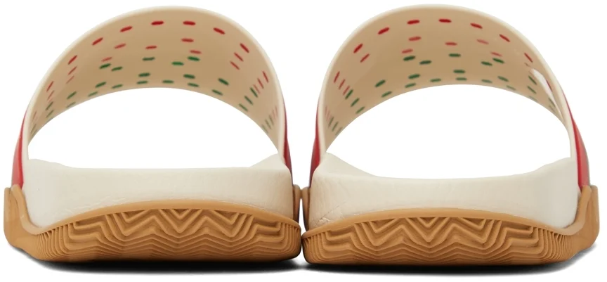 GUCCI Off-White Interlocking G Slide Sandal