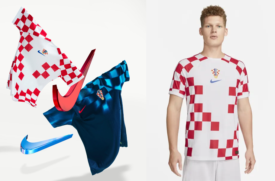 Maillots de football personnalisés des équipes nationales, édition Coupe du Monde