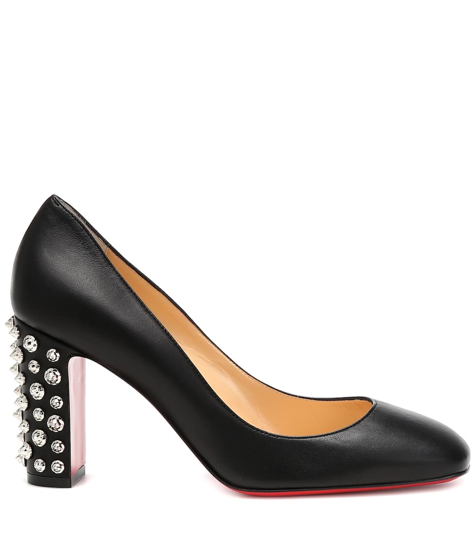 FEMME CHRISTIAN LOUBOUTIN escarpins en cuir Donna Stud Spikes 85