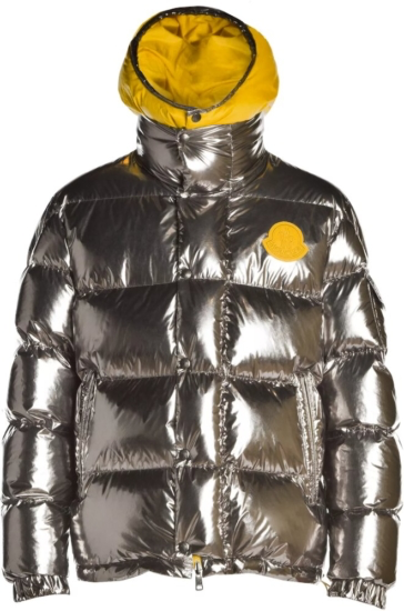 MONCLER Prele Reversible Puffer Jacket In Metallic